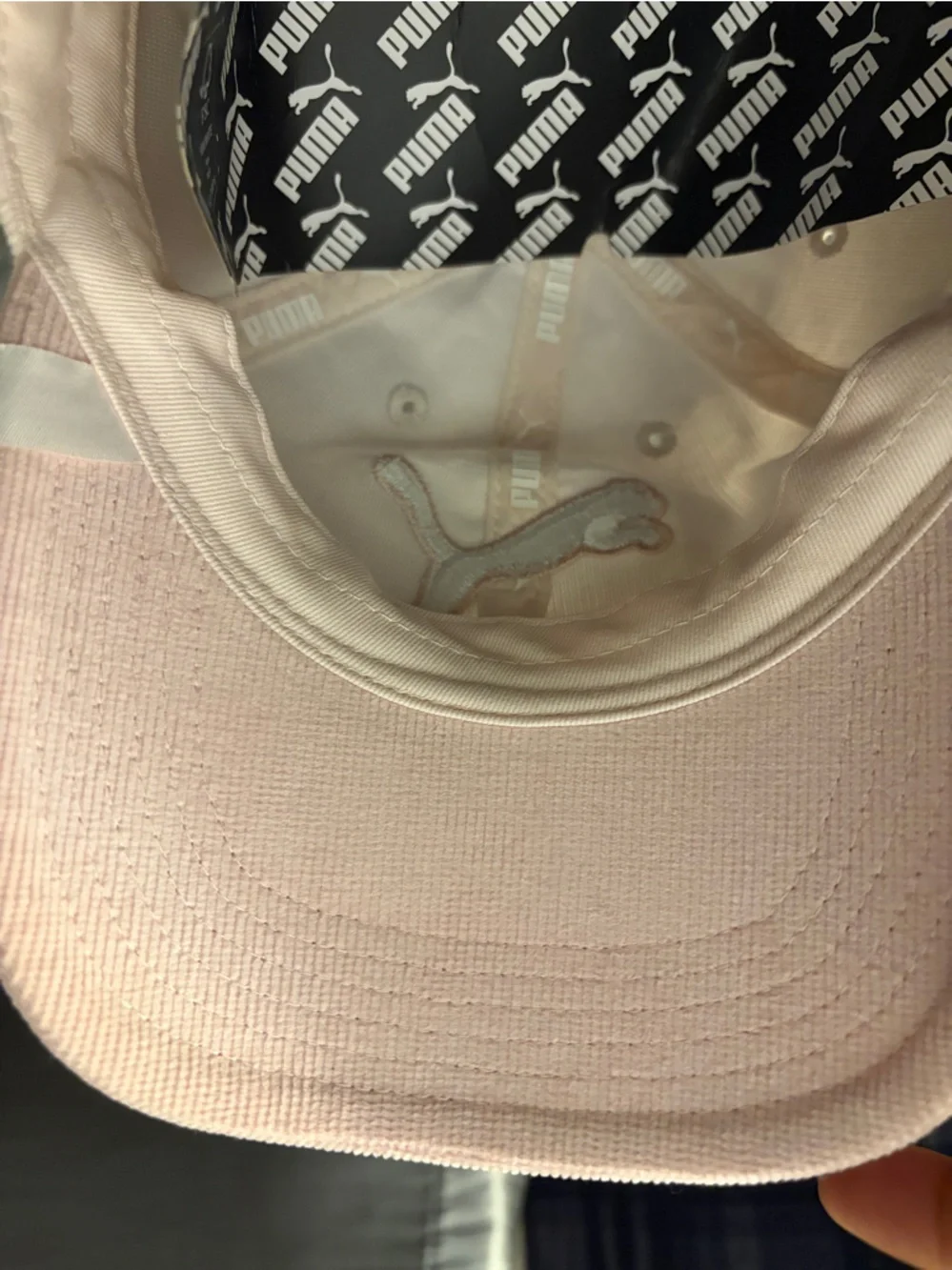 Puma Kids Cream & Light Pink Baseball Cap